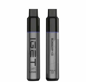 BLUEBERRY ICE - IGET HOT 5500 - Vape Plug