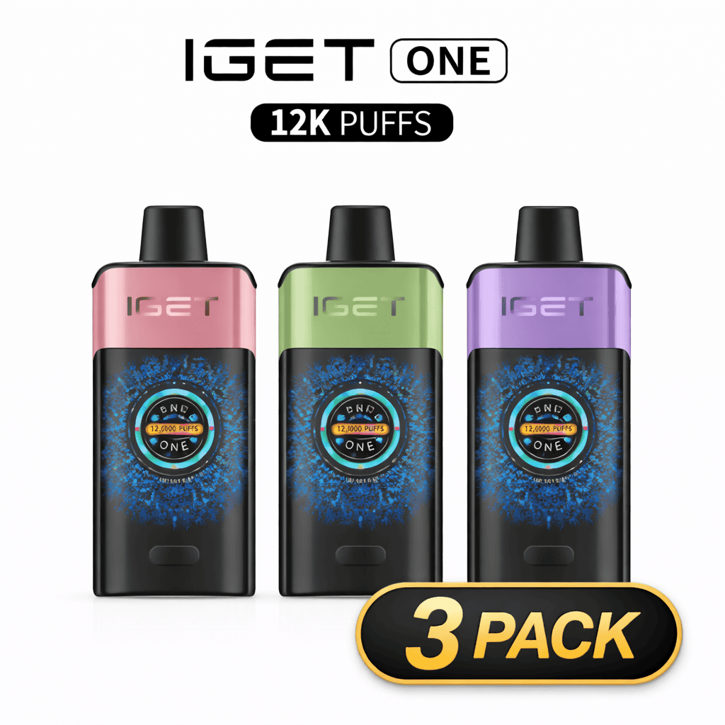 Iget One 12,000 3 Pack - Starter Bundle