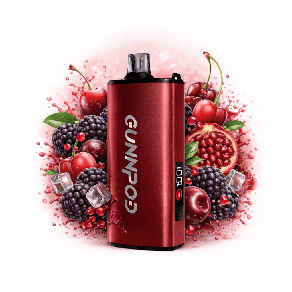 BLACKBERRY CHERRY POMEGRANATE - GUNNPOD EVO 15,000